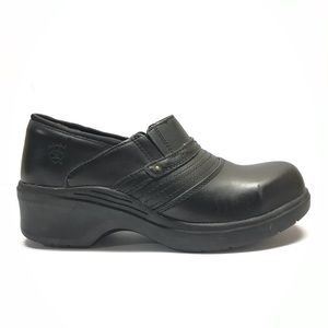 Ariat Safety Steel Toe Black Leather Clogs